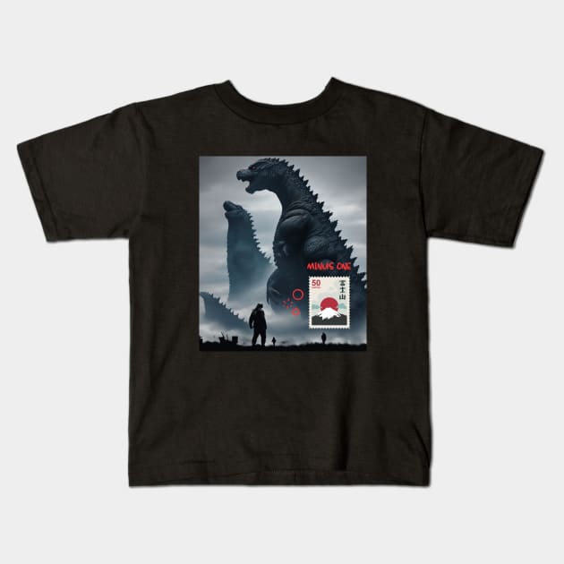 Godzilla Minus One Kids T-Shirt by Prossori